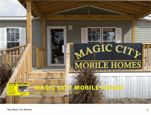 Tablet Screenshot of magiccitymobilehomes.com